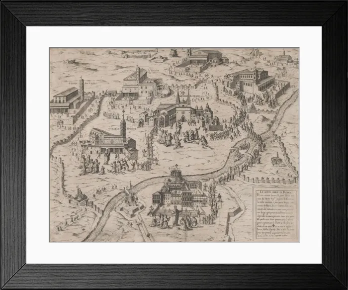 Framed Print : Speculum Romanae Magnificentiae: The Seven Churches of Rome (Le Sette Chiese di Roma) Framed Print : Speculum Romanae Magnificentiae: The Seven Churches of Rome (Le Sette Chiese di Roma)
