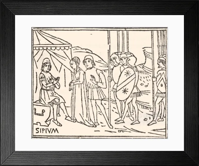 Framed Print : Deche di Tito Livio vulgare hystoriate, 16 April 1511. 16 April 1511 Framed Print : Deche di Tito Livio vulgare hystoriate, 16 April 1511. 16 April 1511