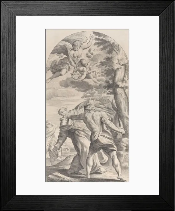 Framed Print : Martyrdom of a saint, 1693. 1693. Creator: Nicolas Dorigny Framed Print : Martyrdom of a saint, 1693. 1693. Creator: Nicolas Dorigny
