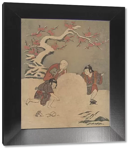 The Snow Ball, 1770. 1770. Creator: Suzuki Harunobu