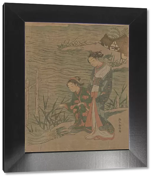 Two Young Ladies at the Shore, ca. 1768. ca. 1768. Creator: Suzuki Harunobu