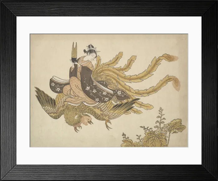 Framed Print : Disguised Immortal, ca. 1766. ca. 1766. Creator: Suzuki Harunobu Framed Print : Disguised Immortal, ca. 1766. ca. 1766. Creator: Suzuki Harunobu
