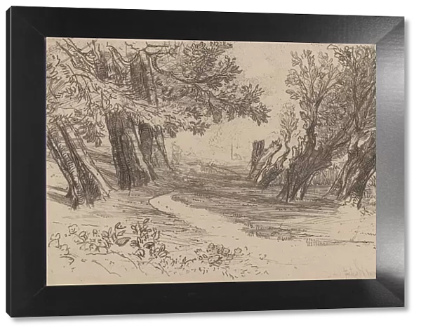 The Lovers Walk, No. I, 1864. 1864. Creator: Francis Seymour Haden