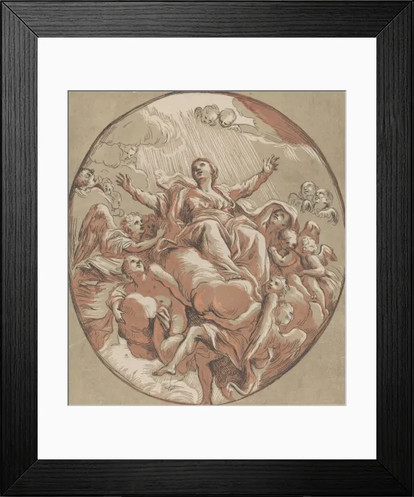 Framed Print : Assumption of the Virgin;from Recueil d estampes d apres les plus beaux tableaux Framed Print : Assumption of the Virgin;from Recueil d estampes d apres les plus beaux tableaux