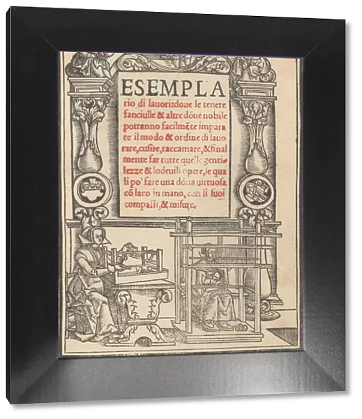 Esemplario di lavori, August 1529. August 1529. Creator: NicoloZoppino