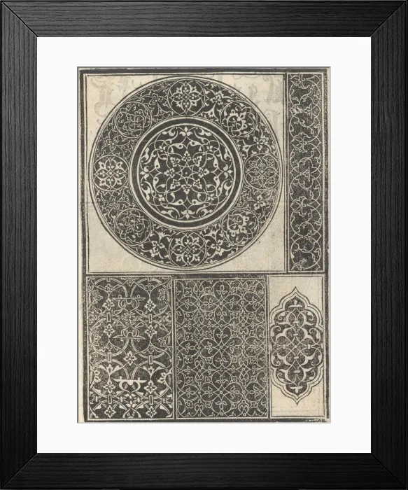 Framed Print : Esemplario di lavori, page 15 (verso), August 1529. August 1529 Framed Print : Esemplario di lavori, page 15 (verso), August 1529. August 1529