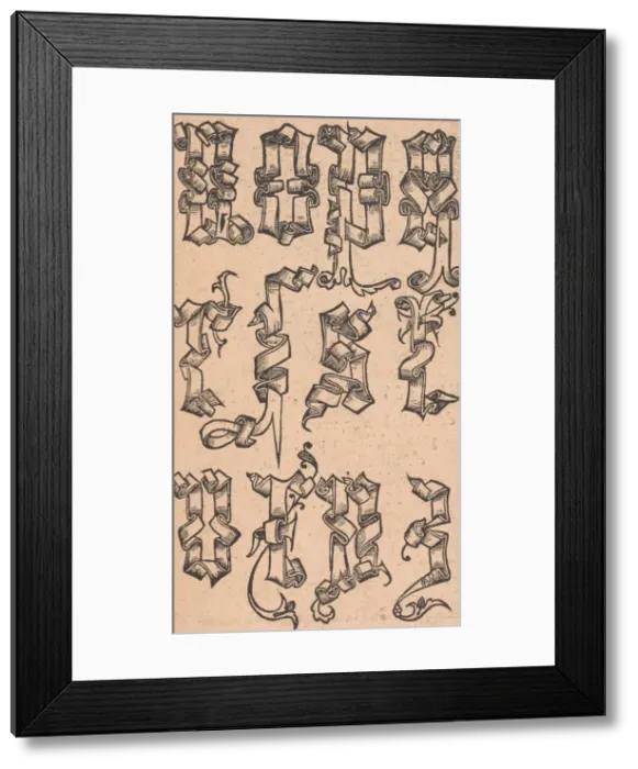 Framed Print : Convivio delle Belle Donne, page 22 (recto), August 1532. August 1532 Framed Print : Convivio delle Belle Donne, page 22 (recto), August 1532. August 1532