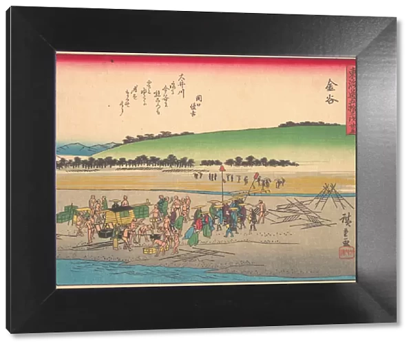 Kanaya, from the series The Fifty-three Stations of the Tokaido Road, early 20th century. Creator: Ando Hiroshige