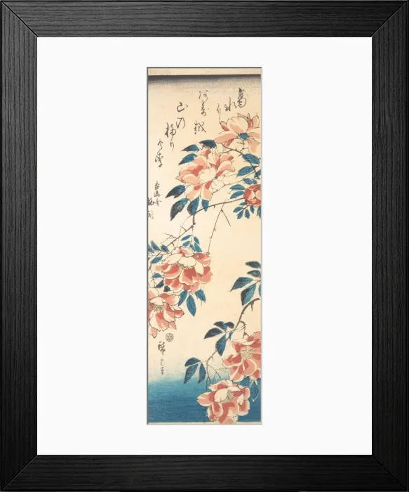 Framed Print : Rose. Creator: Ando Hiroshige Framed Print : Rose. Creator: Ando Hiroshige
