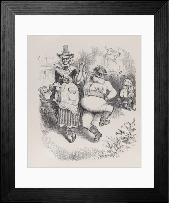 Framed Print : A Merry Christmas, January 3, 1880. January 3, 1880. Creator: Thomas Nast Framed Print : A Merry Christmas, January 3, 1880. January 3, 1880. Creator: Thomas Nast