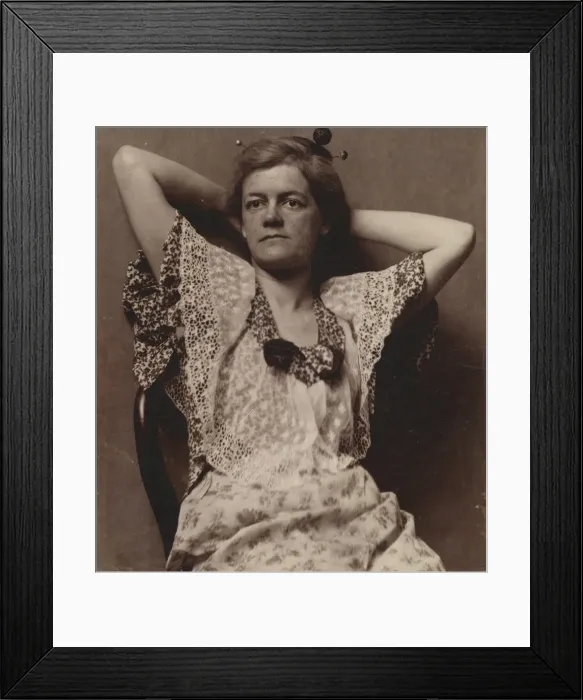 Framed Print : Elizabeth MacDowell Kenton, 1880s. 1880s. Creator: Thomas Eakins Framed Print : Elizabeth MacDowell Kenton, 1880s. 1880s. Creator: Thomas Eakins