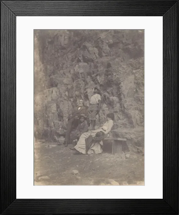 Framed Print : [William H. Macdowell and Margaret Eakins in Saltville (or Clinch Mountain), Virginia]
