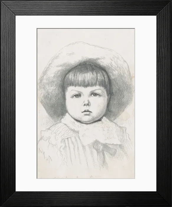 Framed Print : Portrait of a Child (Cyril Nast?), after 1879. after 1879. Creator: Thomas Nast Framed Print : Portrait of a Child (Cyril Nast?), after 1879. after 1879. Creator: Thomas Nast