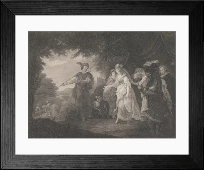 Framed Print : The Princess, Rosaline, etc. (Shakespeare, Loves Labour s Framed Print : The Princess, Rosaline, etc. (Shakespeare, Loves Labour s