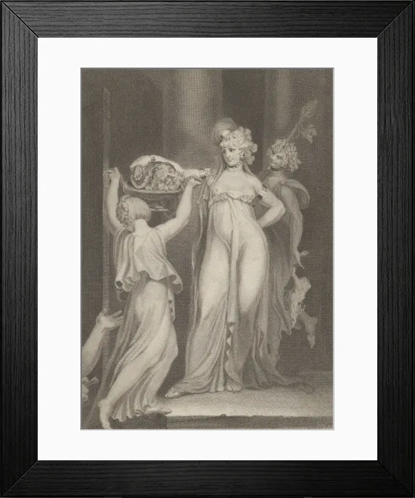 Framed Print : The Daughter of Herodias (Salome Receiving the Head of John the Baptist, Matthew 14:10-11)... 1798. Creator: Thomas Holloway Framed Print : The Daughter of Herodias (Salome Receiving the Head of John the Baptist, Matthew 14:10-11)... 1798. Creator: Thomas Holloway