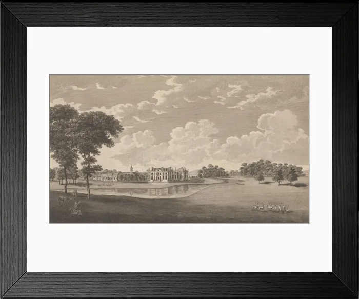 Framed Print : Bradbourn in the County of Kent, from Edward Hasted s, The History and Topographical Su Framed Print : Bradbourn in the County of Kent, from Edward Hasted s, The History and Topographical Su