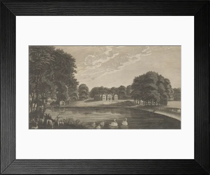 Framed Print : Chilston, in the County of Kent, from Edward Hasted s, The History and... 1777-90 Framed Print : Chilston, in the County of Kent, from Edward Hasted s, The History and... 1777-90