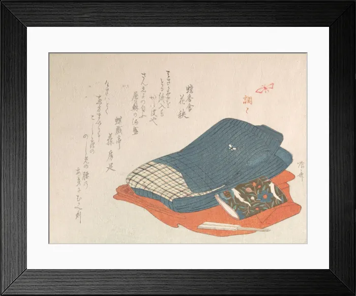 Framed Print : Bed-clothing. Creator: Shinsai Framed Print : Bed-clothing. Creator: Shinsai