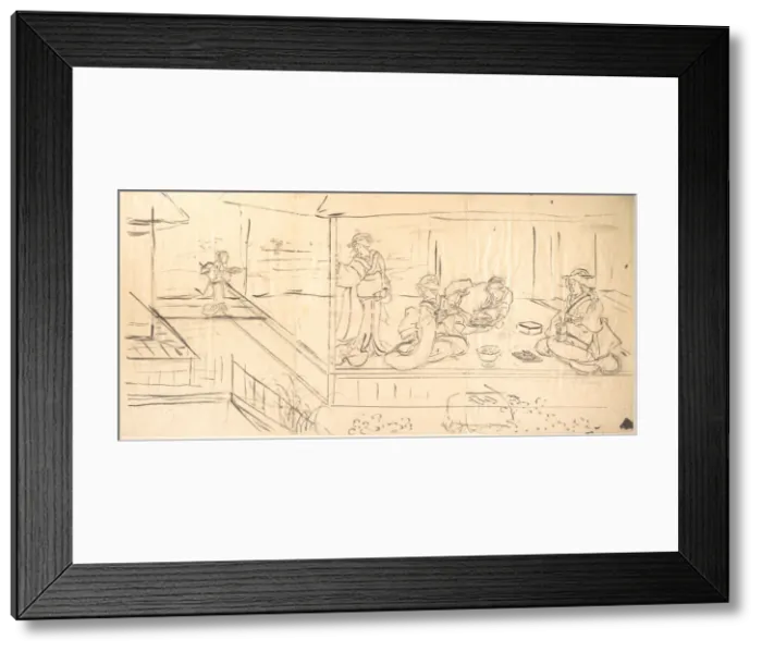 Framed Print : Print. Creator: Utagawa Kunisada Framed Print : Print. Creator: Utagawa Kunisada