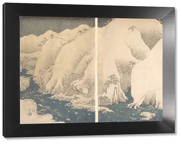 Kiso Gorge in the Snow. Creator: Ando Hiroshige