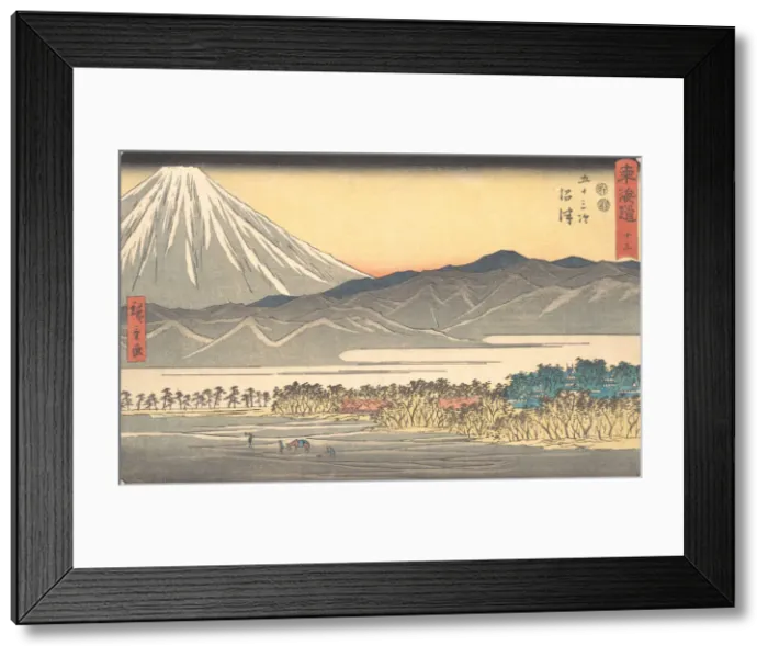 Framed Print : Numazu, ca. 1840. ca. 1840. Creator: Ando Hiroshige Framed Print : Numazu, ca. 1840. ca. 1840. Creator: Ando Hiroshige