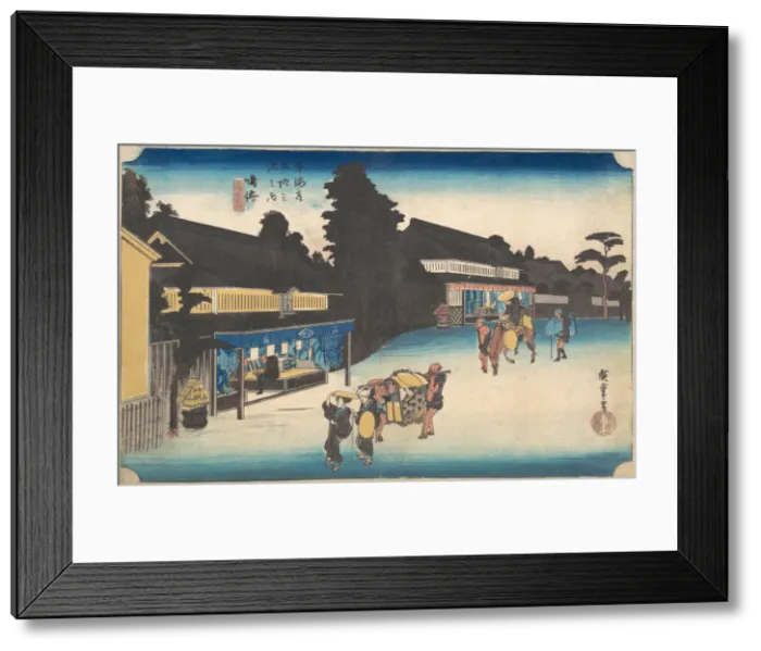 Framed Print : Narumi, Meibutsu Arimatsu Shibori, ca. 1832-1833. Creator: Ando Hiroshige Framed Print : Narumi, Meibutsu Arimatsu Shibori, ca. 1832-1833. Creator: Ando Hiroshige
