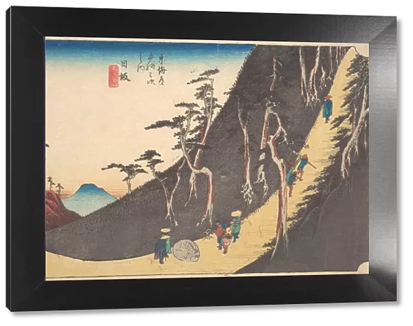 Nissaka, Sayo Nakayama, ca. 1834. ca. 1834. Creator: Ando Hiroshige
