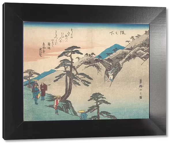 Saka-no-shita, ca. 1838. ca. 1838. Creator: Ando Hiroshige