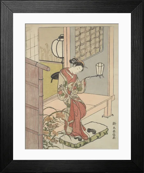Framed Print : Print, ca. 1762. ca. 1762. Creator: Suzuki Harunobu Framed Print : Print, ca. 1762. ca. 1762. Creator: Suzuki Harunobu