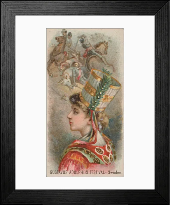 Framed Print : Gustavus Adolphus Festival, Sweden, from the Holidays series (N80 Framed Print : Gustavus Adolphus Festival, Sweden, from the Holidays series (N80