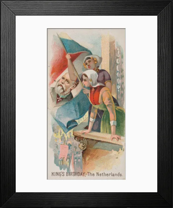 Framed Print : Kings Birthday, The Netherlands, from the Holidays series (N80 Framed Print : Kings Birthday, The Netherlands, from the Holidays series (N80