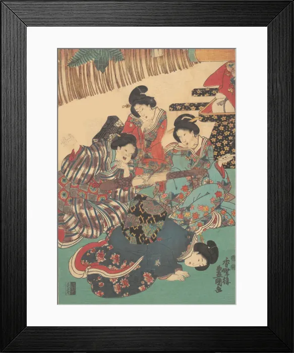 Framed Print : Print. Creator: Utagawa Kunisada Framed Print : Print. Creator: Utagawa Kunisada