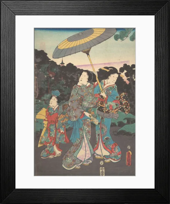 Framed Print : Print. Creator: Utagawa Kunisada Framed Print : Print. Creator: Utagawa Kunisada
