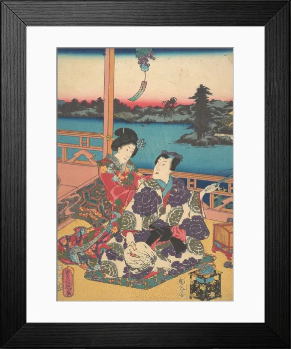 Framed Print : Print. Creator: Utagawa Kunisada Framed Print : Print. Creator: Utagawa Kunisada