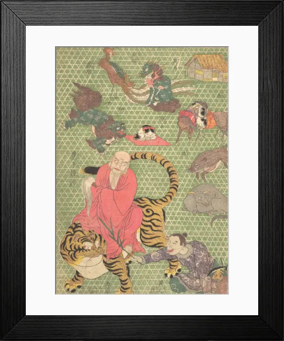 Framed Print : Basketry Work: By the Craftsman Ichida Shoshichiro of Naniwa Framed Print : Basketry Work: By the Craftsman Ichida Shoshichiro of Naniwa