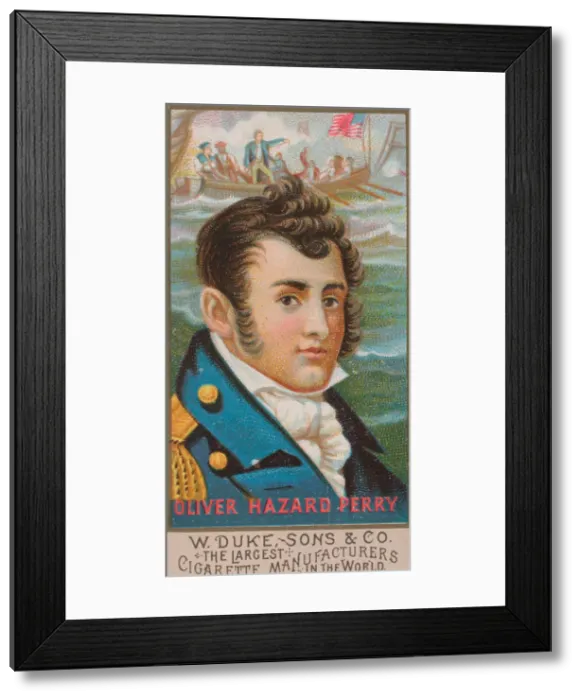 Framed Print : Oliver Hazard Perry, from the series Great Americans (N76) for Duke brand cigarettes Framed Print : Oliver Hazard Perry, from the series Great Americans (N76) for Duke brand cigarettes