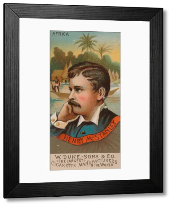 Framed Print : Henry M. Stanley, from the series Great Americans (N76) for Duke brand cigarettes, 1888 Framed Print : Henry M. Stanley, from the series Great Americans (N76) for Duke brand cigarettes, 1888