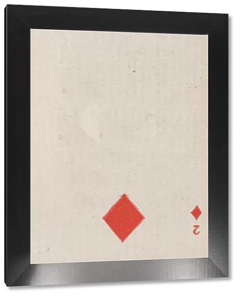 Two Diamonds (red), from the Playing Cards series (N84) for Duke brand cigarettes, 1888