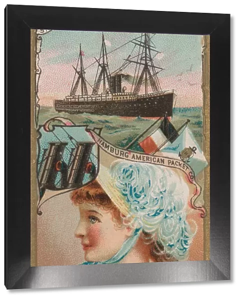 Steamship Bohemia, Hamburg American Packet Company, from the Ocean