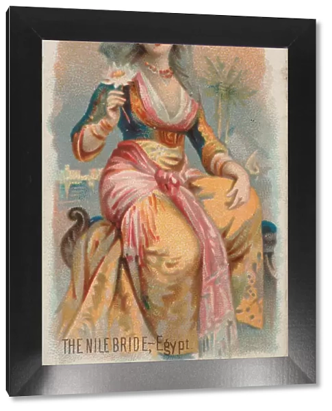 The Nile Bride, Egypt, from the Holidays series (N80) for Duke brand cigarettes, 1890