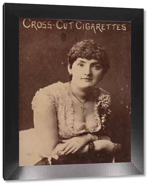 Card Number 98, Miss Woodsworth, from the Actors and Actresses series (N145-2) issued by