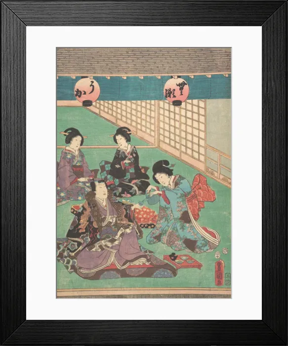 Framed Print : Print. Creator: Utagawa Kunisada Framed Print : Print. Creator: Utagawa Kunisada