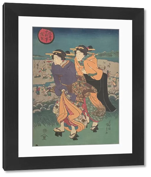 Annual event - the third month (Ukiyo nenju gyoji: Yayoi), mid-19th century