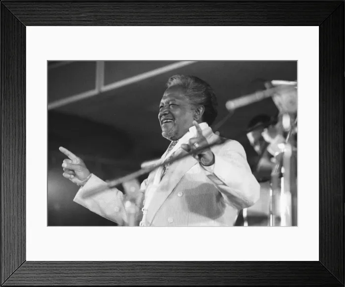 Framed Print : Ilinois Jacquet, North Sea Jazz Festival, The Hague, Netherlands, 1993 Framed Print : Ilinois Jacquet, North Sea Jazz Festival, The Hague, Netherlands, 1993