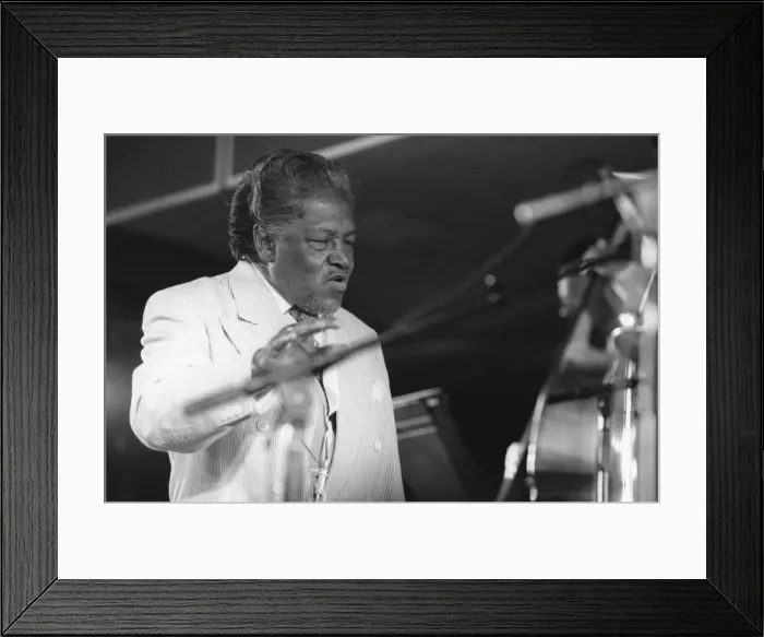 Framed Print : Illinois Jacquet, North Sea Jazz Festival, The Hague, Netherlands, 1993 Framed Print : Illinois Jacquet, North Sea Jazz Festival, The Hague, Netherlands, 1993