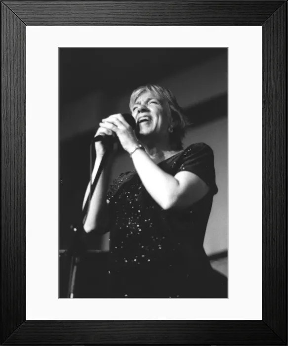 Framed Print : Rebecca Kilgore, 2002. Creator: Brian Foskett Framed Print : Rebecca Kilgore, 2002. Creator: Brian Foskett