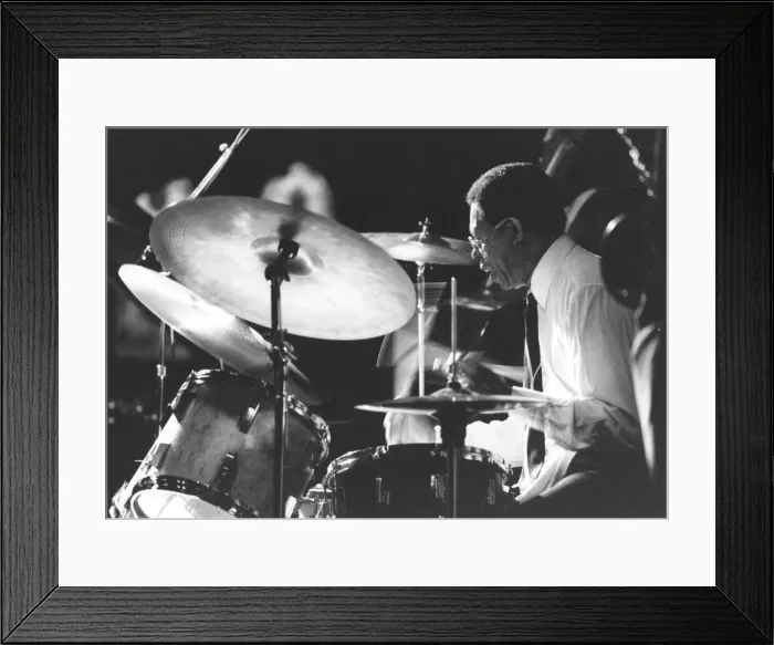 Framed Print : Louis Hayes, London 1993. Creator: Brian Foskett Framed Print : Louis Hayes, London 1993. Creator: Brian Foskett