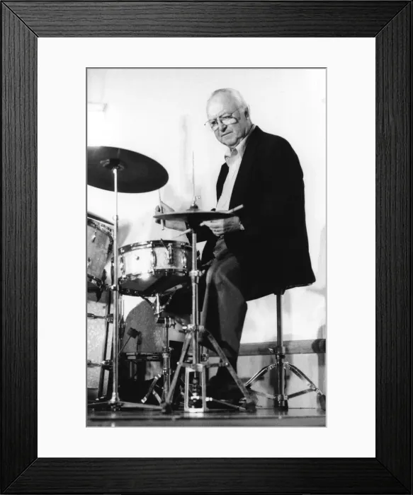 Framed Print : Jake Hanna, c2000. Creator: Brian Foskett Framed Print : Jake Hanna, c2000. Creator: Brian Foskett