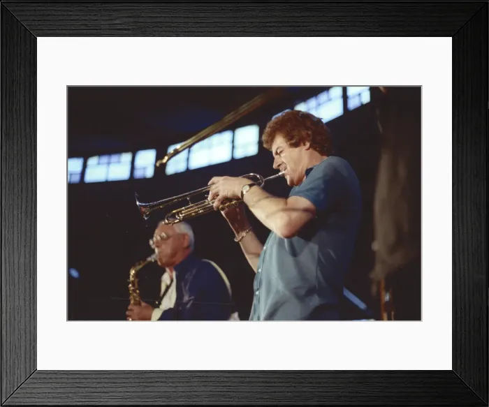 Framed Print : Ian Hunter-Randall and Terry Lightfoot, Edinburgh Jazz Festival, 1986 Framed Print : Ian Hunter-Randall and Terry Lightfoot, Edinburgh Jazz Festival, 1986