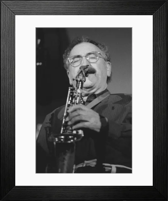 Framed Print : Jerry Dodgion, c1985. Creator: Brian Foskett Framed Print : Jerry Dodgion, c1985. Creator: Brian Foskett